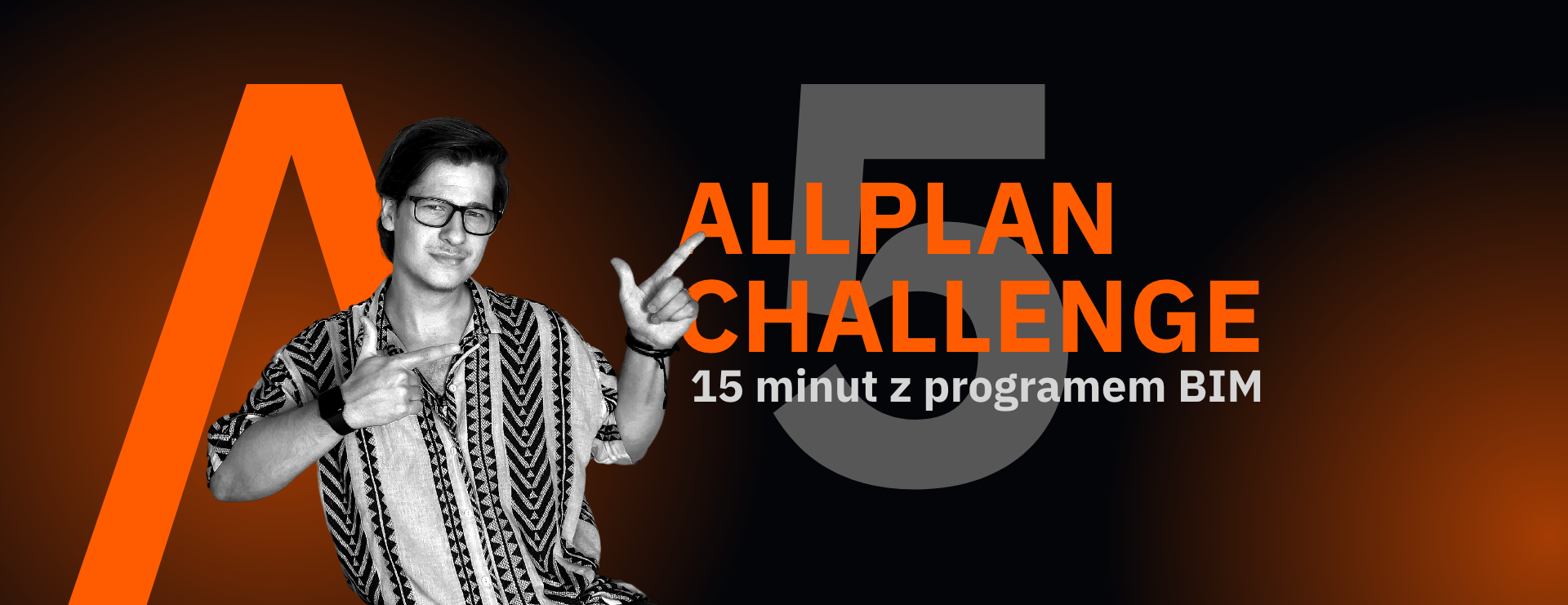 W dniach 21-23 października o 8.30 zapraszamy na Allplan Challenge z Tomkiem Sacałą!